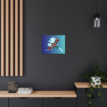 Flying Raven Canvas