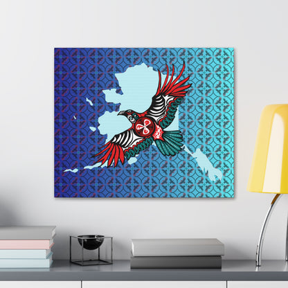 Flying Raven Canvas