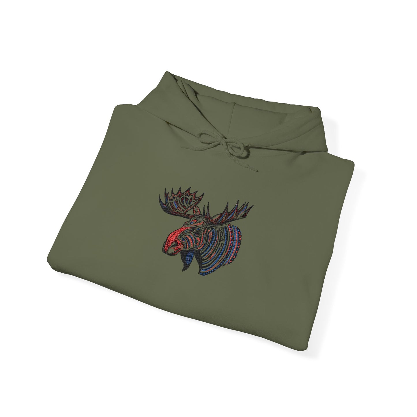 Tribal Moose Hoodie