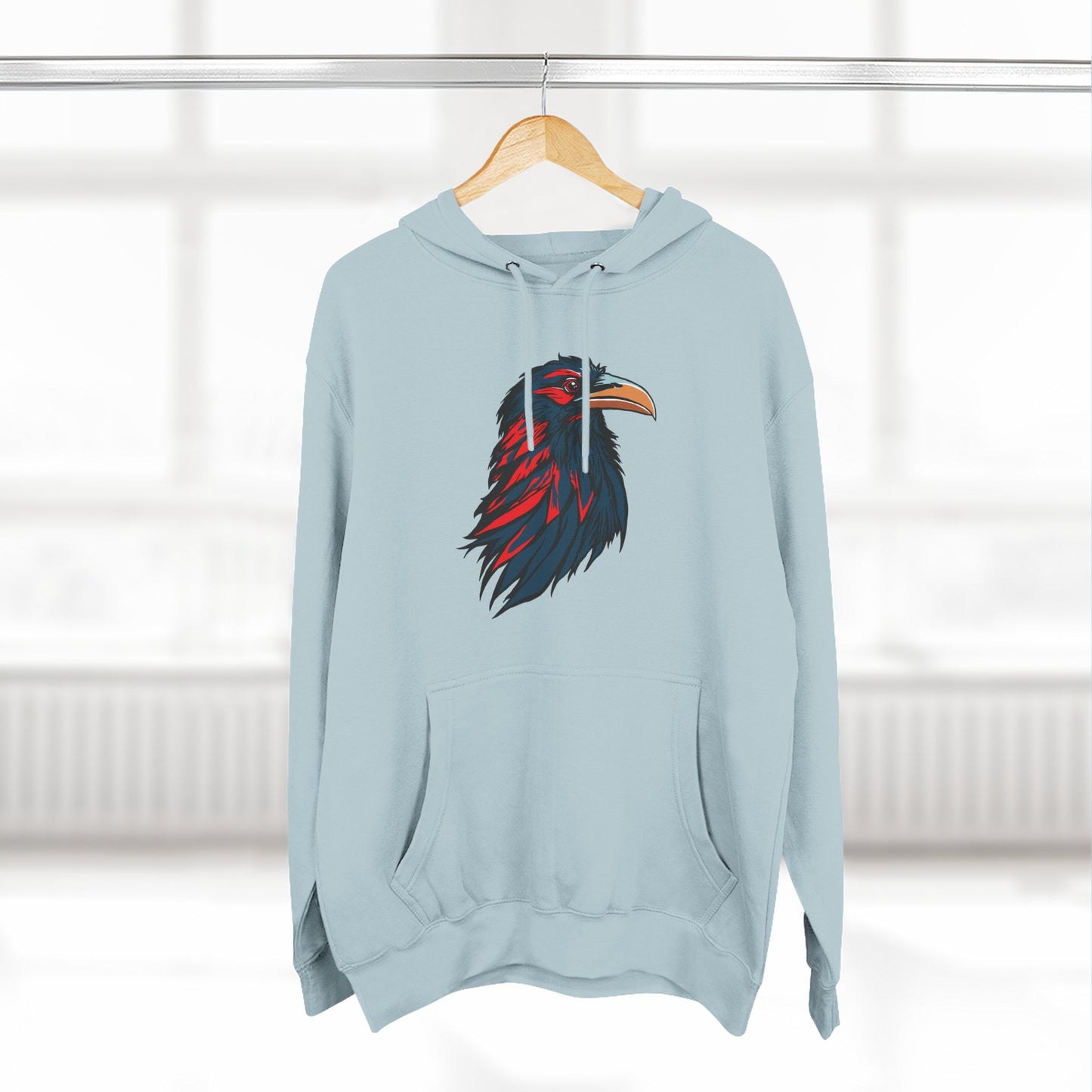 Raven Icon - Fleece Hoodie
