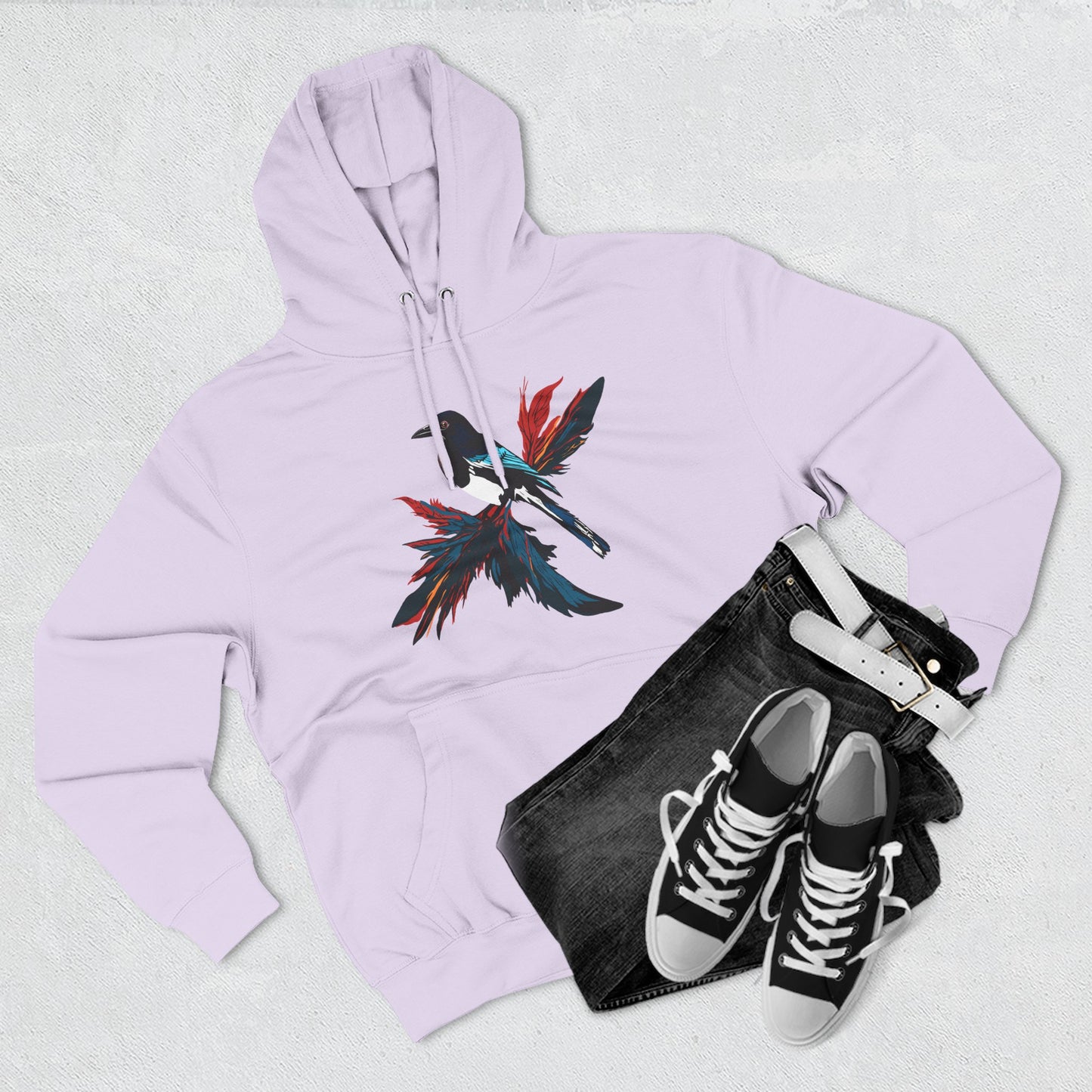 Magpie Icon - Fleece Hoodie