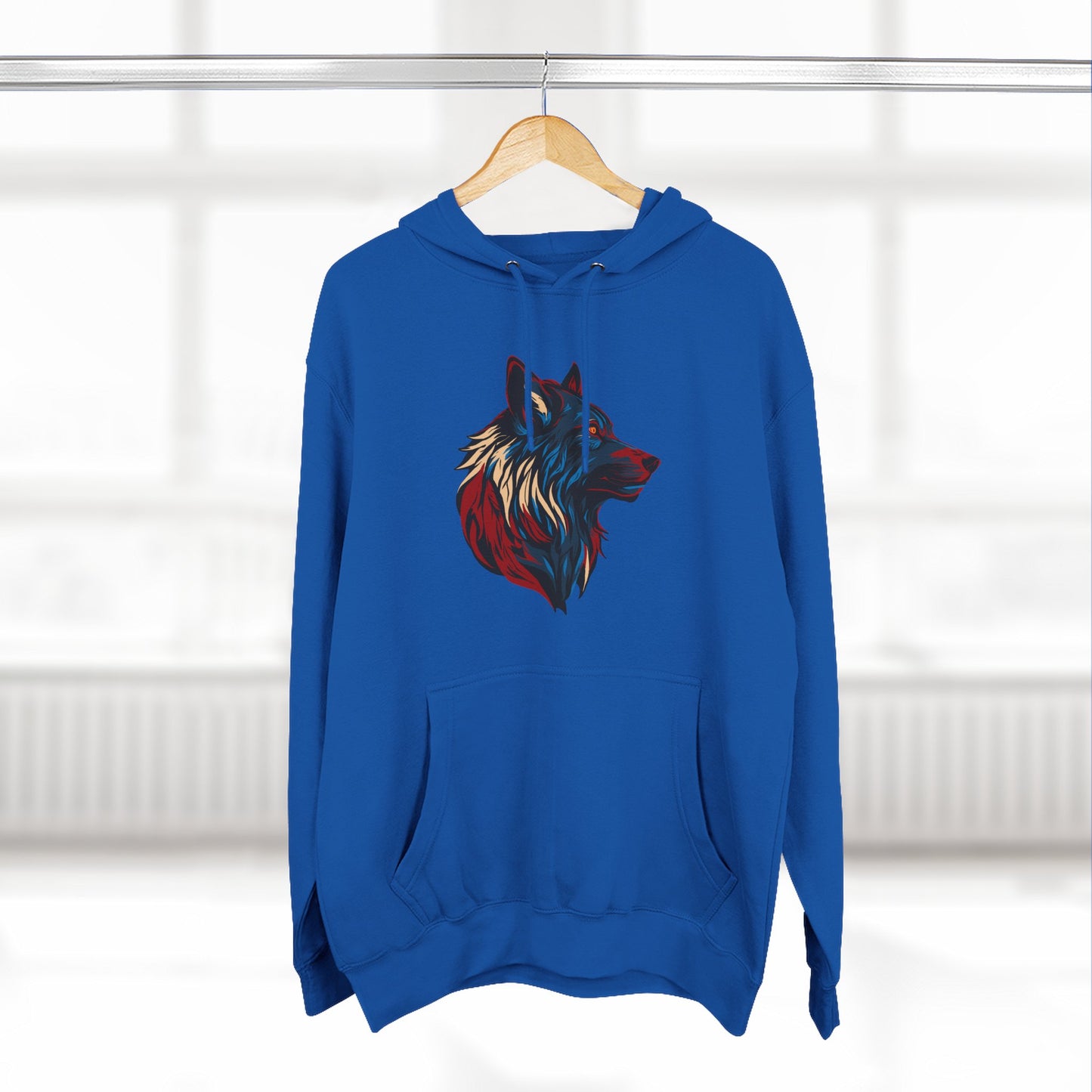 Wolf Icon - Fleece Hoodie