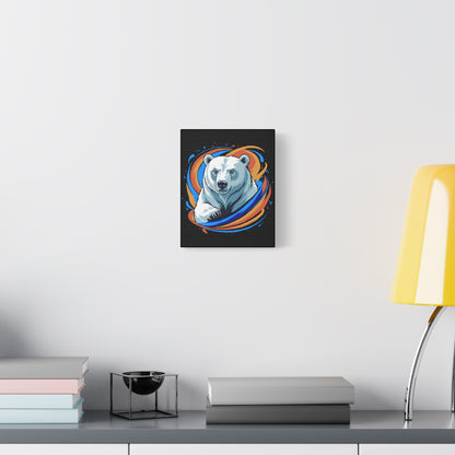 Strength Polar Bear Canvas