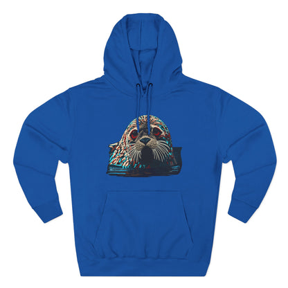 Harbor Seal Icon - Fleece Hoodie