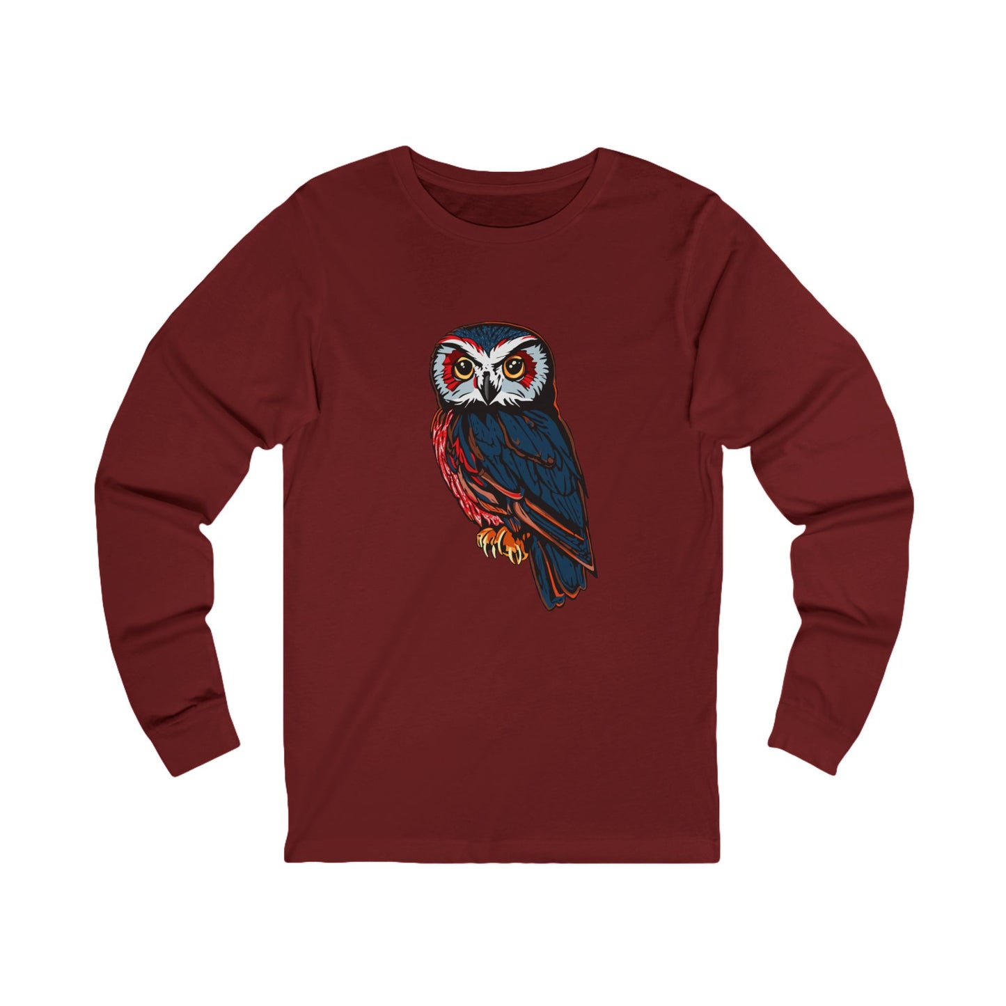 Saw-Whet Owl Icon - Long-Sleeve Tee