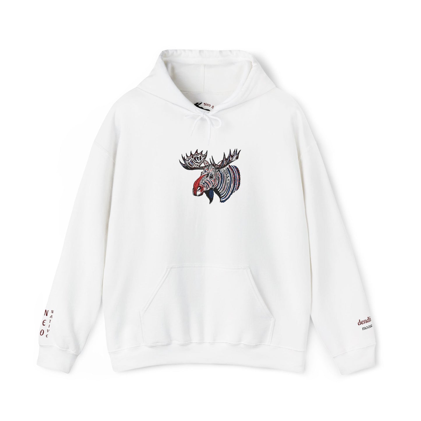 Tribal Moose Hoodie
