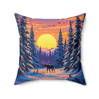 Spruce Moose - Square Pillow