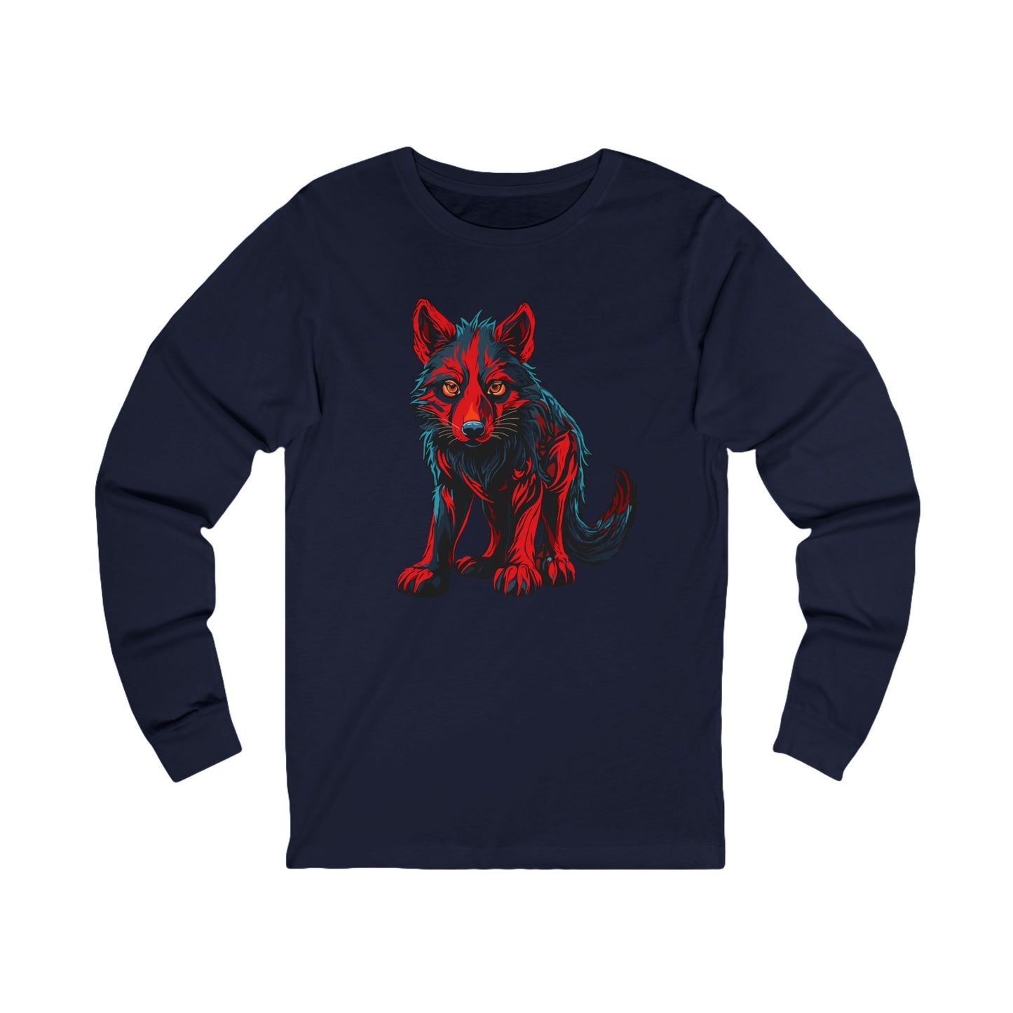 Wolf Pup Icon - Long-Sleeve Tee