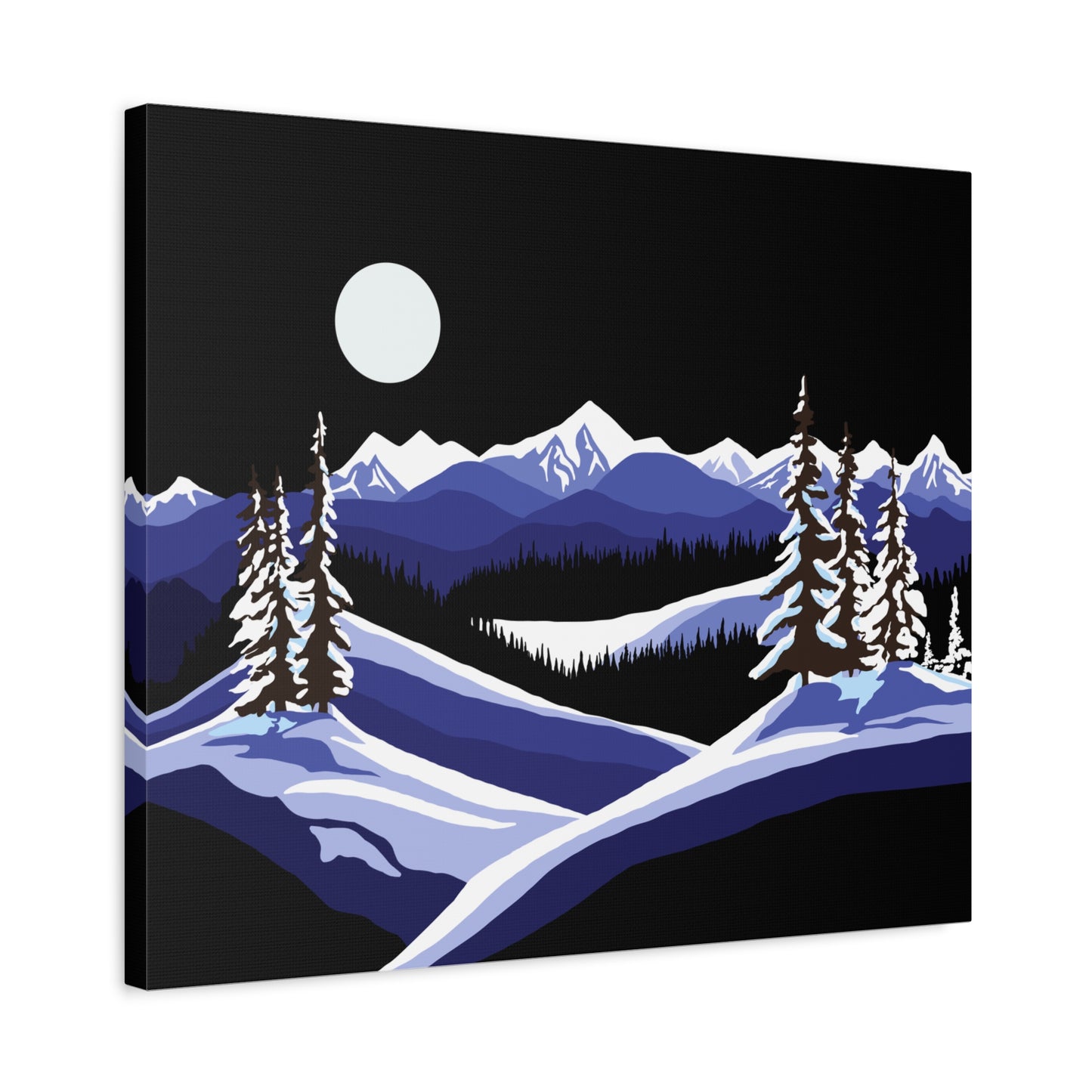 Lunar Frost Canvas