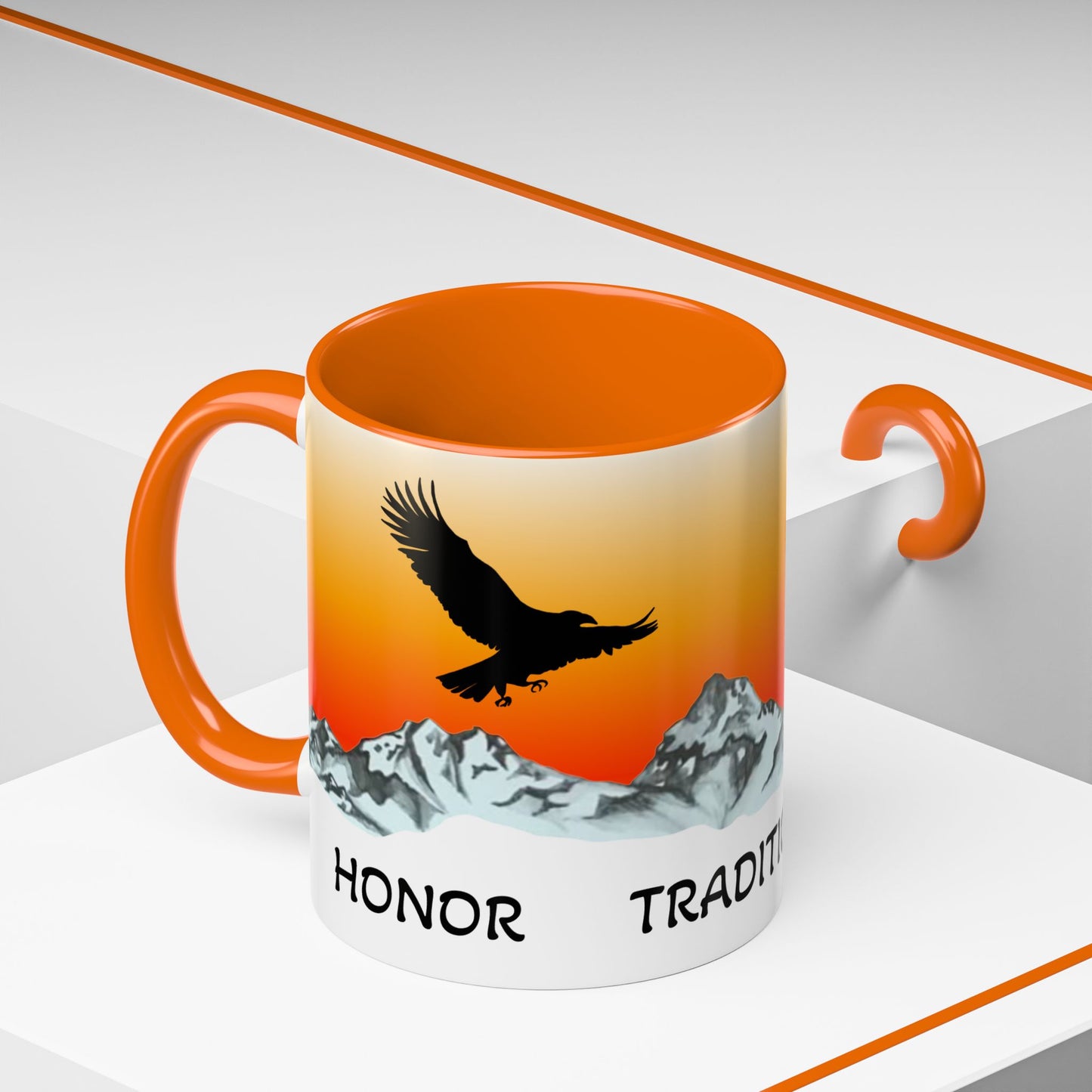 Sunset Raven Mug