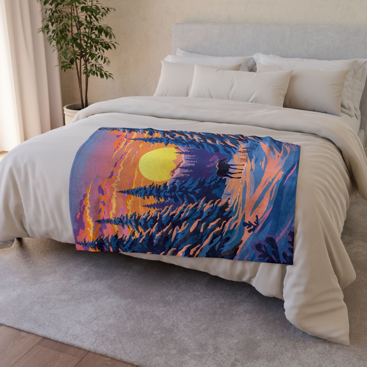 Spruce Moose Blanket