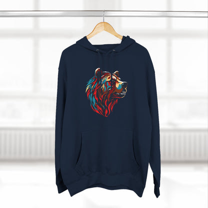 Grizzly Bear Icon - Fleece Hoodie