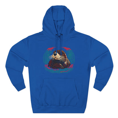 Sea Otter Icon - Fleece Hoodie