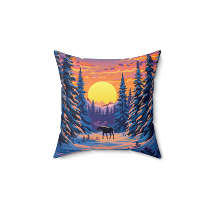 Spruce Moose - Square Pillow