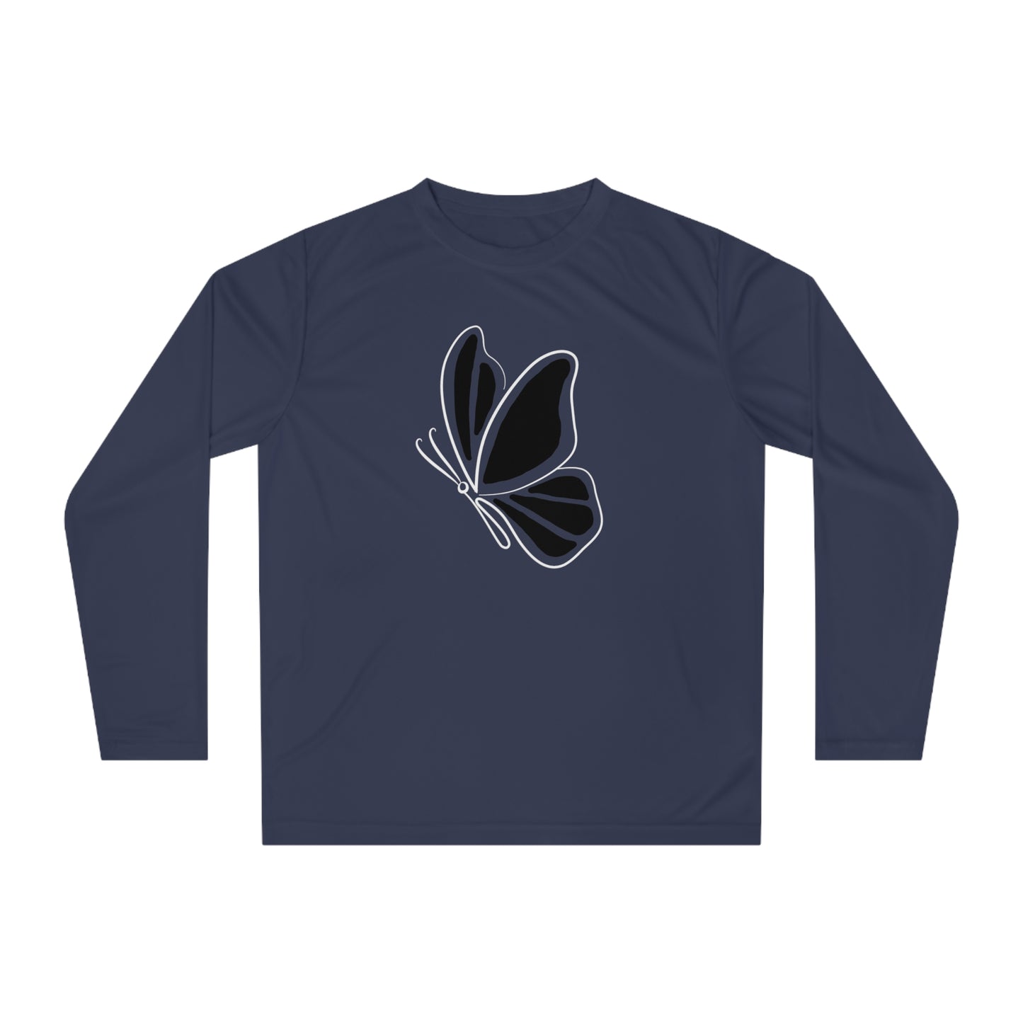 Butterfly Silhouette Long-Sleeve (Performance)