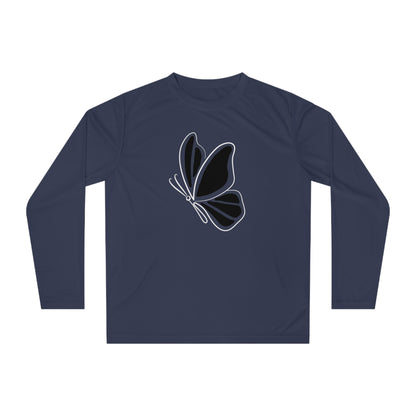 Butterfly Silhouette Long-Sleeve (Performance)
