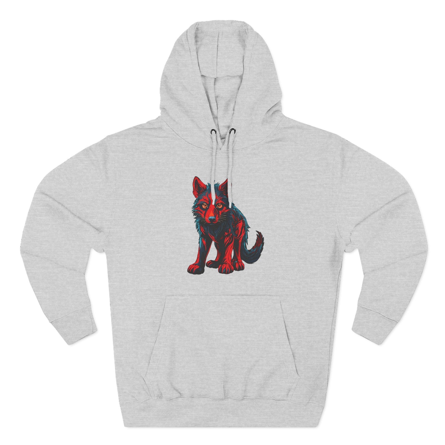 Wolf Pup Icon - Fleece Hoodie