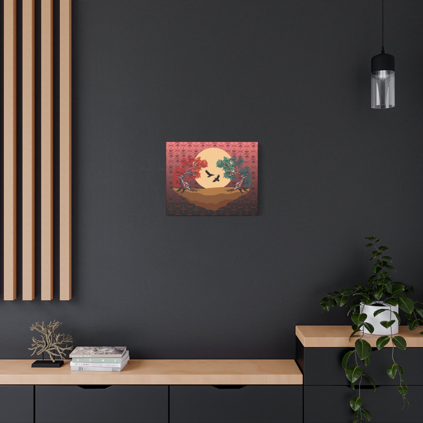 Raven Treescape Canvas