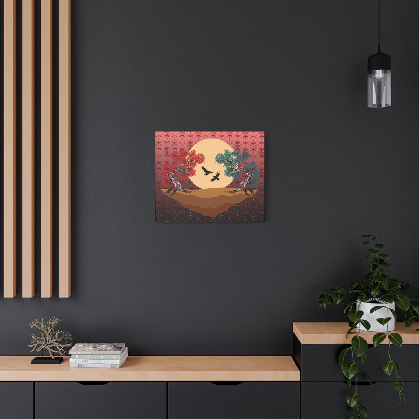 Raven Treescape Canvas