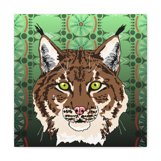 Lynx Portrait (tan) Canvas