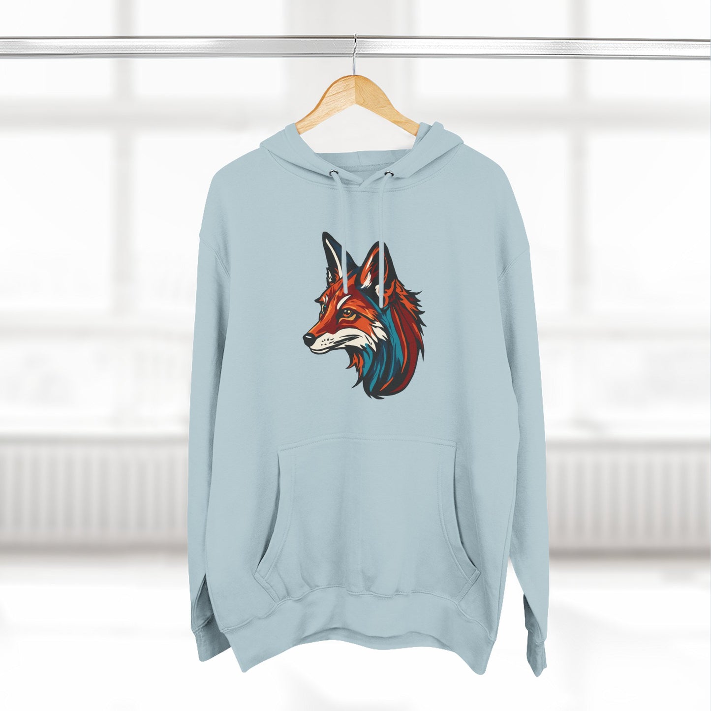 Red Fox Icon - Fleece Hoodie