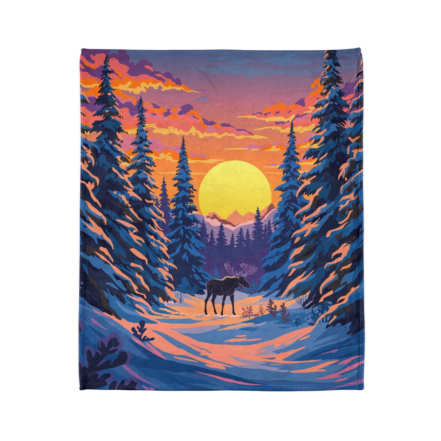 Spruce Moose Blanket