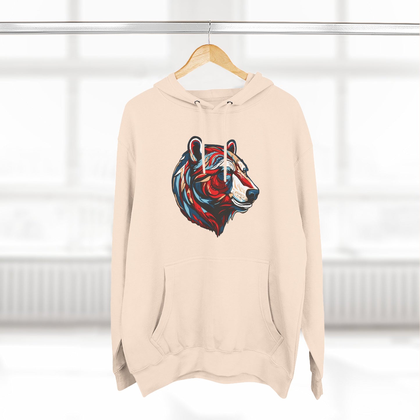 Polar Bear Icon - Fleece Hoodie