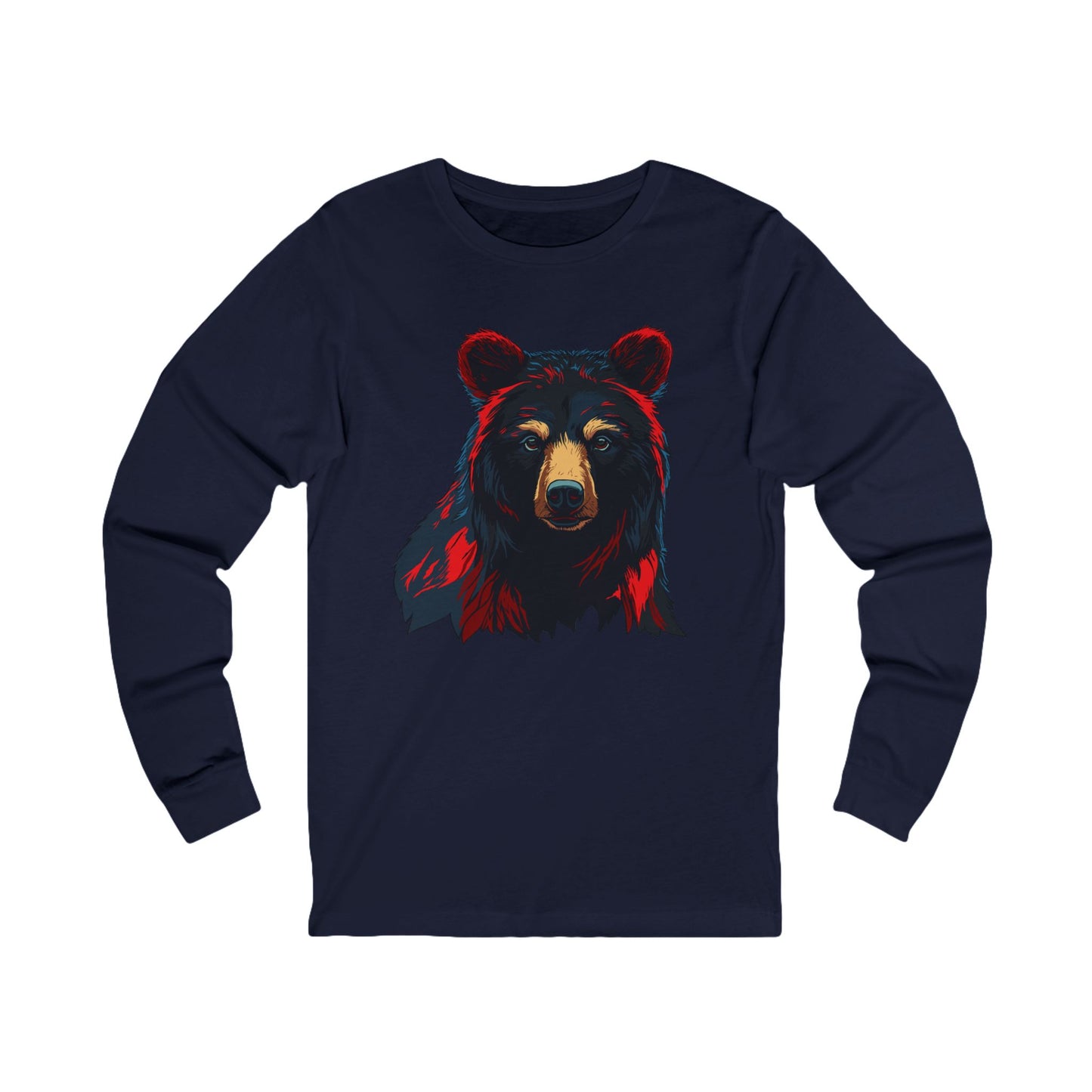 Black Bear Icon - Long-Sleeve Tee
