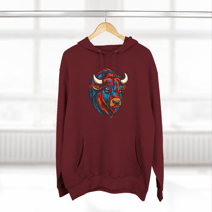 Bison Icon - Fleece Hoodie