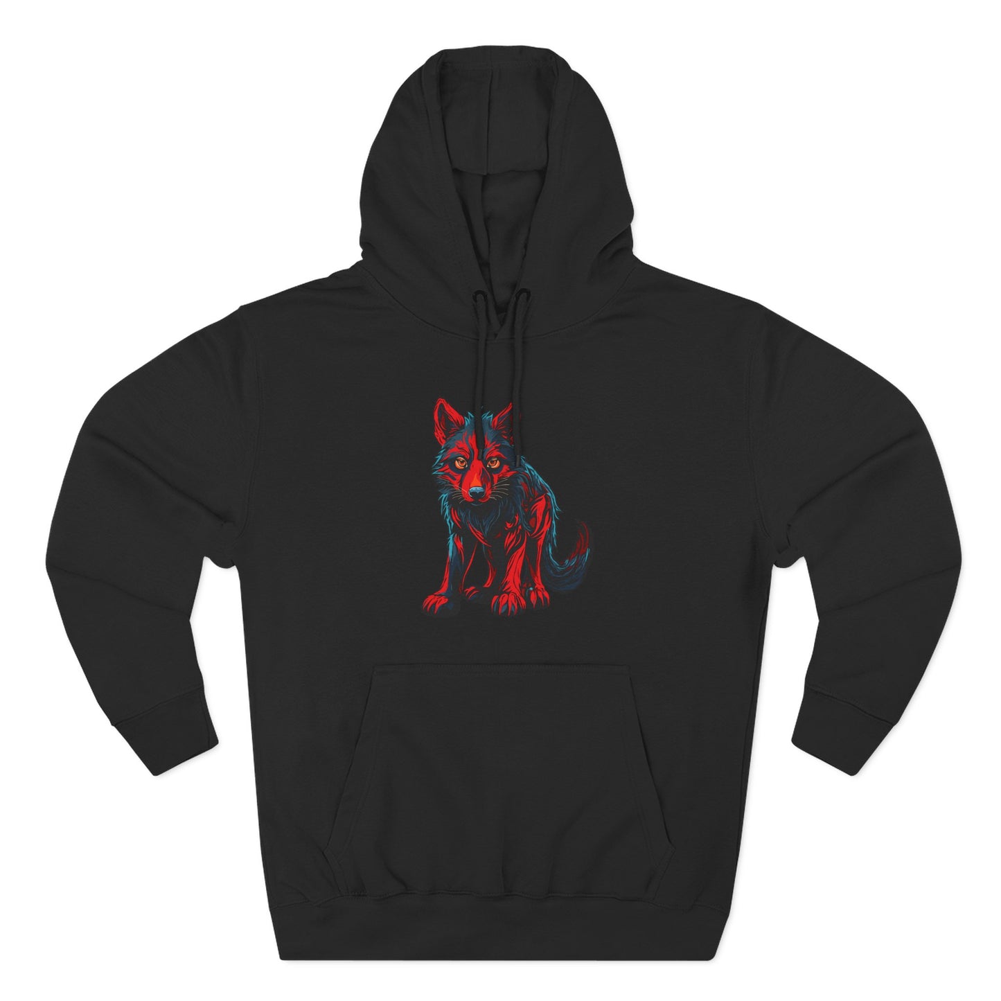 Wolf Pup Icon - Fleece Hoodie