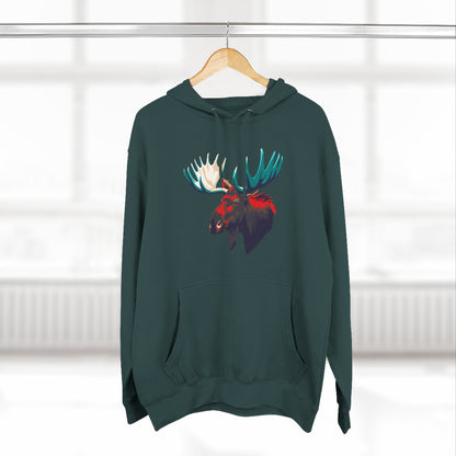 Moose Icon - Fleece Hoodie