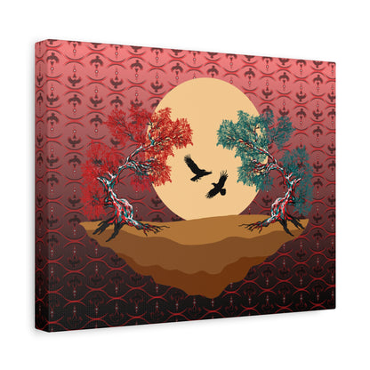 Raven Treescape Canvas