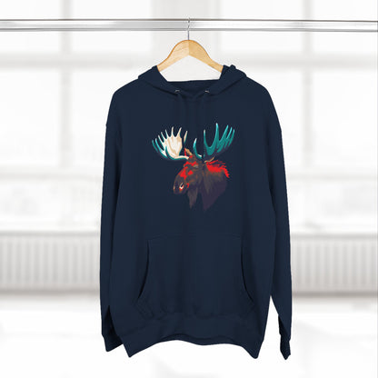 Moose Icon - Fleece Hoodie