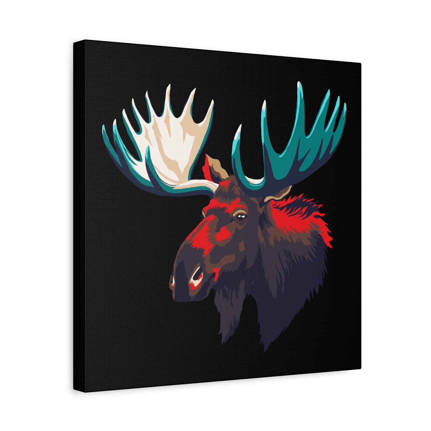 Moose Icon Canvas