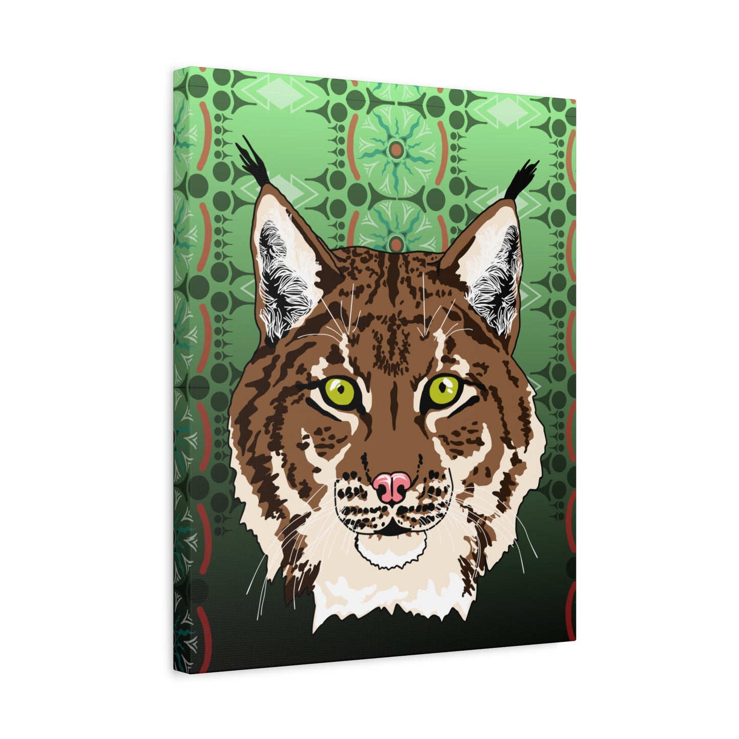 Lynx Portrait (tan) Canvas