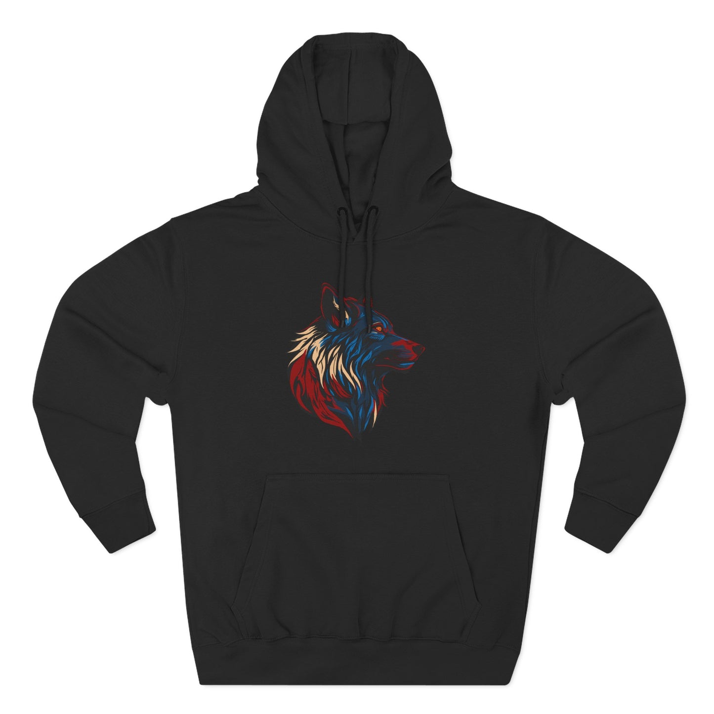 Wolf Icon - Fleece Hoodie