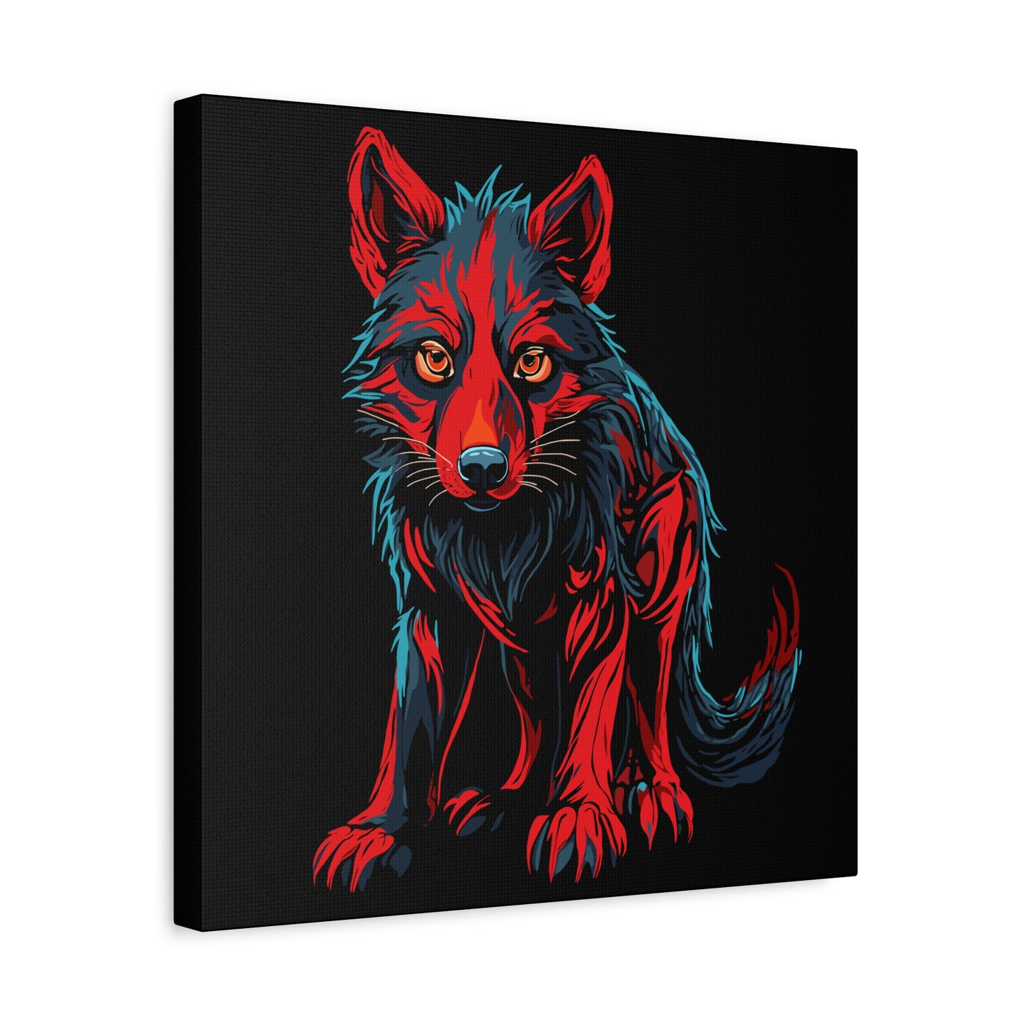 Wolf Pup Icon Canvas