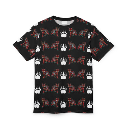 Black Bear Cub Wallpaper T-Shirt