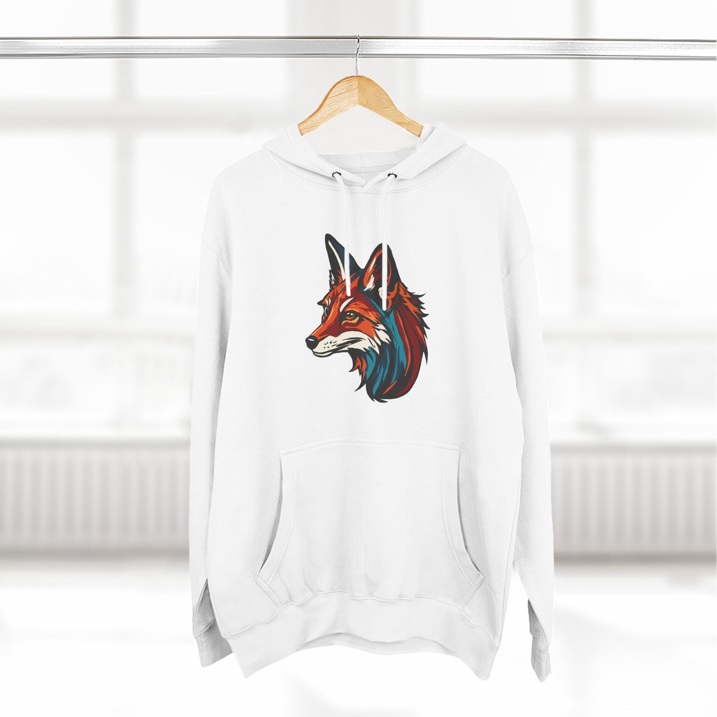 Red Fox Icon - Fleece Hoodie