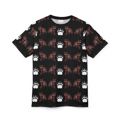 Black Bear Cub Wallpaper T-Shirt