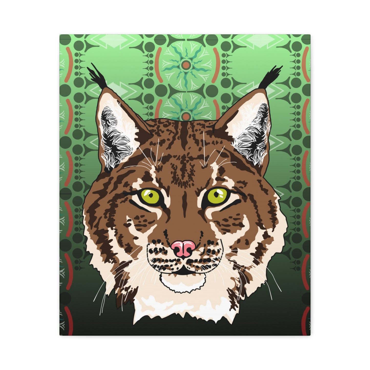 Lynx Portrait (tan) Canvas
