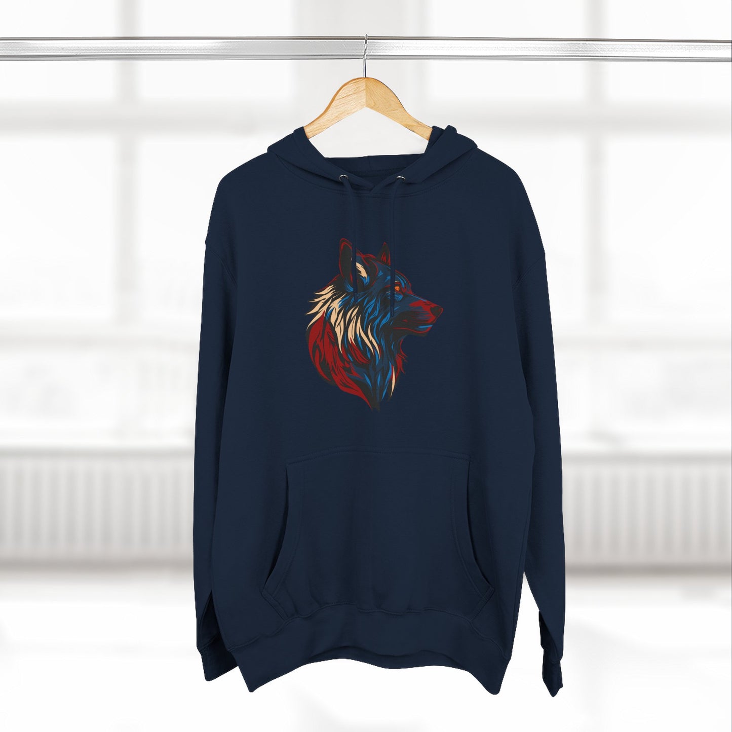 Wolf Icon - Fleece Hoodie