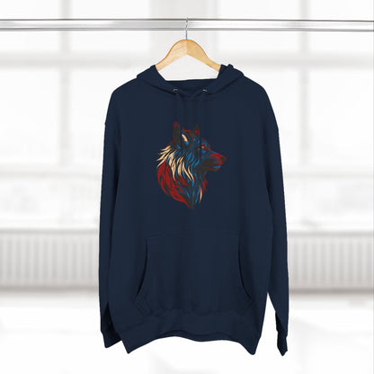 Wolf Icon - Fleece Hoodie