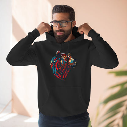 Grizzly Bear Icon - Fleece Hoodie