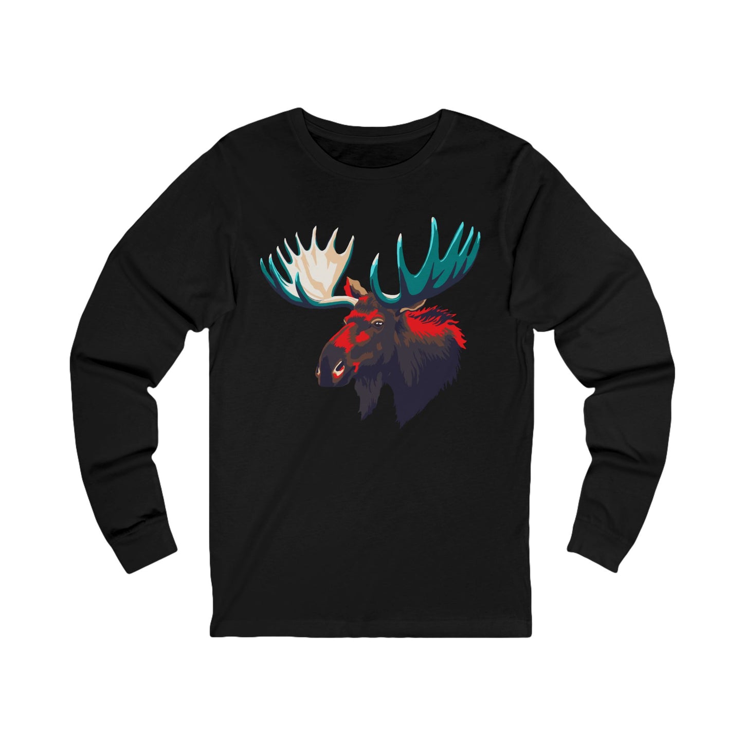Moose Icon - Long-Sleeve Tee