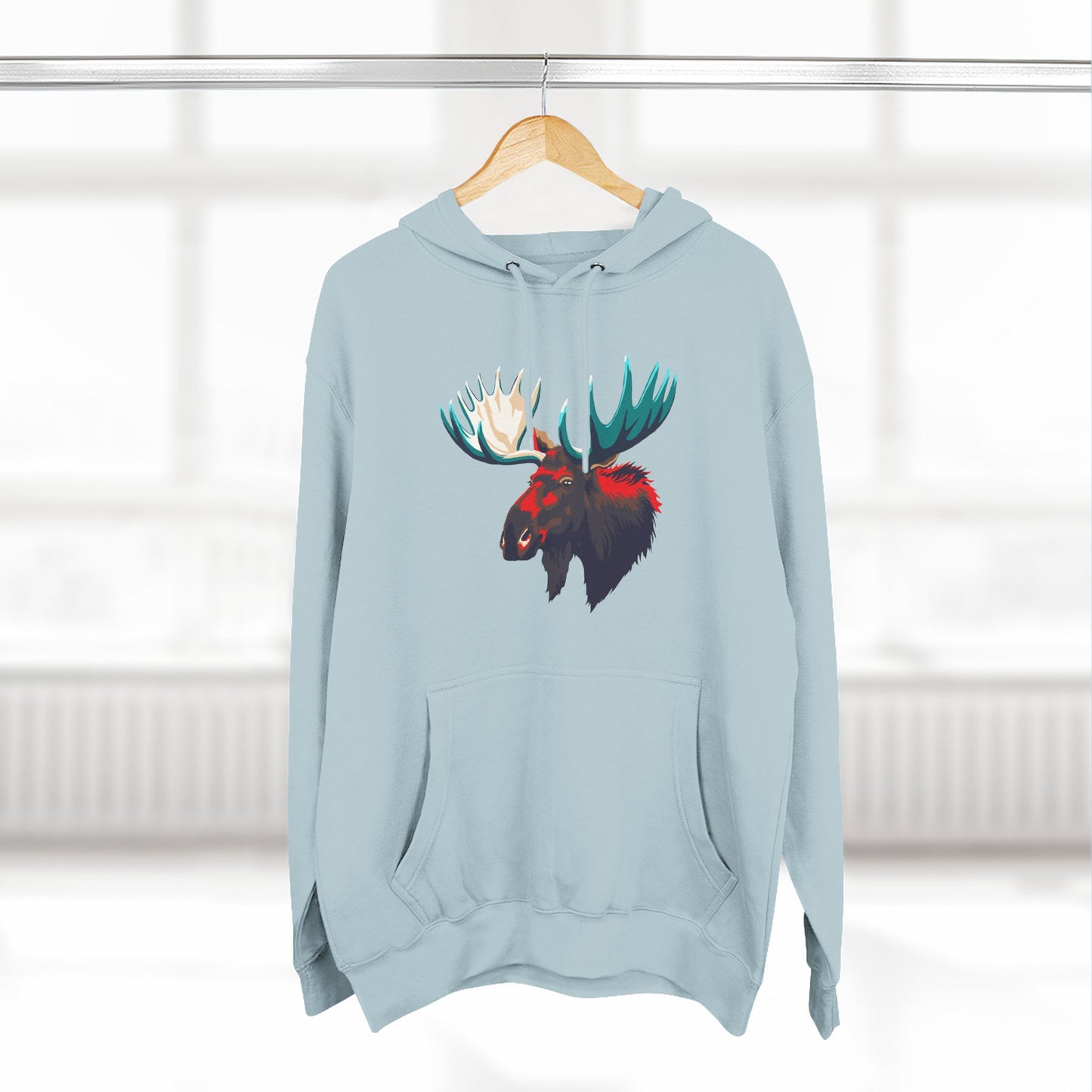 Moose Icon - Fleece Hoodie