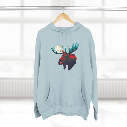 Moose Icon - Fleece Hoodie