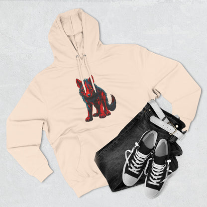 Wolf Pup Icon - Fleece Hoodie