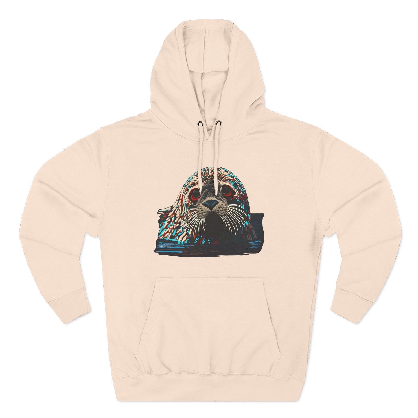 Harbor Seal Icon - Fleece Hoodie