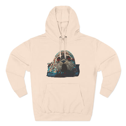 Harbor Seal Icon - Fleece Hoodie